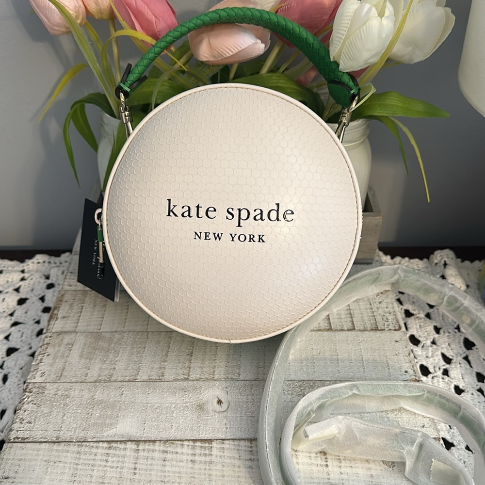 Nwt Kate spade tee time golf ball crossbody bag